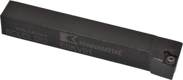 Kennametal - SCLC, Left Hand Cut, 5° Lead Angle, 1/2" Shank Height x 1/2" Shank Width, Neutral Rake Indexable Turning Toolholder - 3-1/2" OAL, CC..21.5. Insert Compatibility, Series Screw-On - USA Tool & Supply