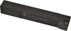Kennametal - SCLC, Left Hand Cut, 5° Lead Angle, 1/2" Shank Height x 1/2" Shank Width, Neutral Rake Indexable Turning Toolholder - 3-1/2" OAL, CC..21.5. Insert Compatibility, Series Screw-On - USA Tool & Supply