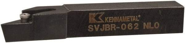 Kennametal - SVJB, Right Hand Cut, 3° Lead Angle, 3/8" Shank Height x 3/8" Shank Width, Neutral Rake Indexable Turning Toolholder - 2-1/2" OAL, VB..22. Insert Compatibility, Series Screw-On - USA Tool & Supply