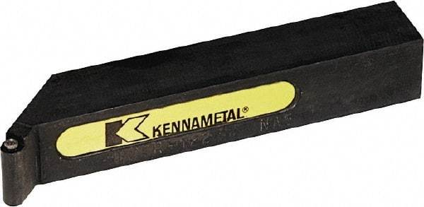 Kennametal - SRGC, Right Hand Cut, 0° Lead Angle, 25mm Shank Height x 25mm Shank Width, Neutral Rake Indexable Turning Toolholder - 150mm OAL, RC..10T3M0 Insert Compatibility, Series Screw-On - USA Tool & Supply