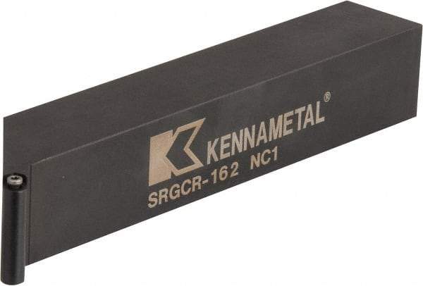 Kennametal - SRGC, Right Hand Cut, 1" Shank Height x 1" Shank Width, Neutral Rake Indexable Turning Toolholder - 6" OAL, RC..21.5. Insert Compatibility, Series Screw-On - USA Tool & Supply