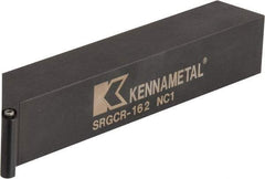 Kennametal - SRGC, Right Hand Cut, 1" Shank Height x 1" Shank Width, Neutral Rake Indexable Turning Toolholder - 6" OAL, RC..21.5. Insert Compatibility, Series Screw-On - USA Tool & Supply