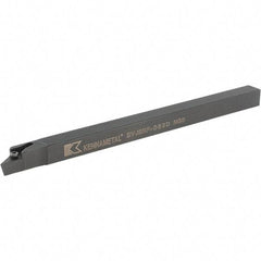 Kennametal - SVJB, Right Hand Cut, 3° Lead Angle, 3/8" Shank Height x 3/8" Shank Width, Neutral Rake Indexable Turning Toolholder - 6" OAL, VB..22. Insert Compatibility, Series Screw-On - USA Tool & Supply