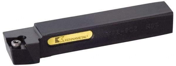 Kennametal - SCRP, Left Hand Cut, 15° Lead Angle, 1/2" Shank Height x 1/2" Shank Width, Positive Rake Indexable Turning Toolholder - 3-1/2" OAL, CP..32.5. Insert Compatibility, Series Screw-On - USA Tool & Supply
