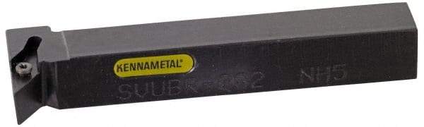 Kennametal - SVUB, Left Hand Cut, 3° Lead Angle, 5/8" Shank Height x 5/8" Shank Width, Neutral Rake Indexable Turning Toolholder - 4" OAL, VB..22. Insert Compatibility, Series Screw-On - USA Tool & Supply