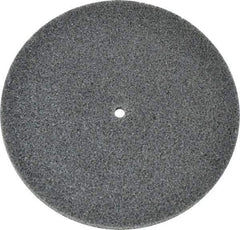 3M - 5" Diam, 1/4" Face Width, 1/4" Center Hole, Fine Grade, Silicon Carbide Deburring Wheel - Unitized, Soft Density 2 Grade, 6,000 RPM - USA Tool & Supply
