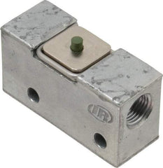 ARO/Ingersoll-Rand - 0.195 CV Rate & 7.5 CFM 3 Way Air Valve - Pin Plunger, Spring Return, 150 Max psi - USA Tool & Supply