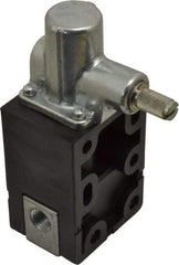 ARO/Ingersoll-Rand - 0.195 CV Rate & 7.5 CFM 3 Way Air Valve - Clockwise & Counterclockwise, Spring Return, 150 Max psi - USA Tool & Supply