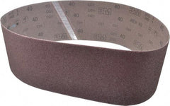 3M - 6" Wide x 48" OAL, 40 Grit, Aluminum Oxide Abrasive Belt - Aluminum Oxide, Coarse, Coated, X Weighted Cloth Backing, Series 341D - USA Tool & Supply