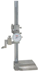 Value Collection - 300mm Stainless Steel Dial Height Gage - 0.02mm Graduation, Dial Display - USA Tool & Supply