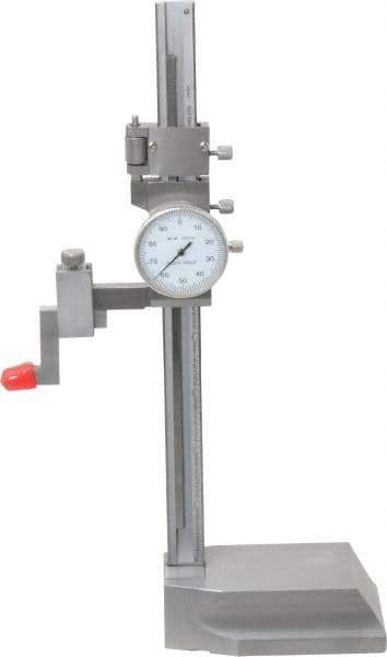 Value Collection - 6" Stainless Steel Dial Height Gage - 0.001" Graduation, Dial Display - USA Tool & Supply