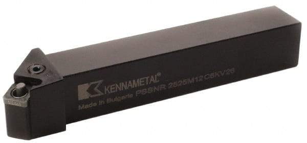Kennametal - PSSN, Left Hand Cut, 45° Lead Angle, 20mm Shank Height x 20mm Shank Width, Negative Rake Indexable Turning Toolholder - 125mm OAL, SN..1204.. Insert Compatibility, Series Kenlever - USA Tool & Supply