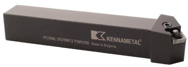 Kennametal - LH PCSN 0° Neutral Rake Indexable Turning Toolholder - USA Tool & Supply