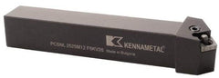 Kennametal - PCSN, Right Hand Cut, 45° Lead Angle, 25mm Shank Height x 25mm Shank Width, Negative Rake Indexable Turning Toolholder - 150mm OAL, CN..1204.. Insert Compatibility, Series Kenlever - USA Tool & Supply