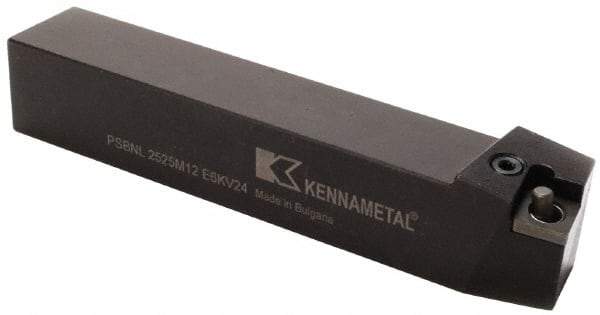 Kennametal - PSBN, Right Hand Cut, 15° Lead Angle, 32mm Shank Height x 32mm Shank Width, Negative Rake Indexable Turning Toolholder - 170mm OAL, SN..1506.. Insert Compatibility, Series Kenlever - USA Tool & Supply