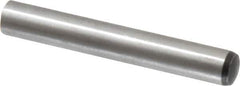 Value Collection - 10mm Diam x 70mm Pin Length Alloy Steel Standard Dowel Pin - C 58-62 Hardness, 37,100 Lb Breaking Strength, 1 Rounded End - USA Tool & Supply