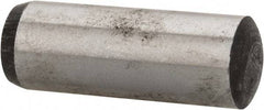 Value Collection - 12mm Diam x 35mm Pin Length Alloy Steel Standard Dowel Pin - C 58-62 Hardness, 53,400 Lb Breaking Strength, 1 Rounded End - USA Tool & Supply