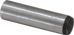 Value Collection - 12mm Diam x 45mm Pin Length Alloy Steel Standard Dowel Pin - C 58-62 Hardness, 53,400 Lb Breaking Strength, 1 Rounded End - USA Tool & Supply