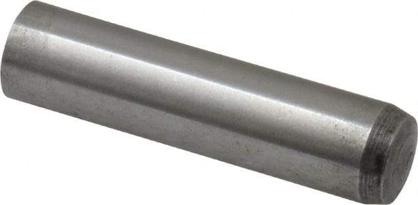 Value Collection - 12mm Diam x 50mm Pin Length Alloy Steel Standard Dowel Pin - C 58-62 Hardness, 53,400 Lb Breaking Strength, 1 Rounded End - USA Tool & Supply