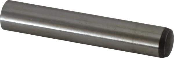 Value Collection - 12mm Diam x 70mm Pin Length Alloy Steel Standard Dowel Pin - C 58-62 Hardness, 53,400 Lb Breaking Strength, 1 Rounded End - USA Tool & Supply