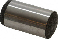 Value Collection - 25mm Diam x 50mm Pin Length Alloy Steel Standard Dowel Pin - C 58-62 Hardness, 232,000 Lb Breaking Strength, 1 Rounded End - USA Tool & Supply