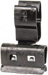 Thomas & Betts - Spring Steel Rigid/EMT Flange Mounted Snap In Conduit Clip - 1/2 - 1" EMT, 1/2" Rigid, Anodized Finish - USA Tool & Supply