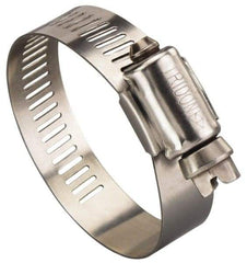 Value Collection - SAE Size 88, 5.12 to 5.51" Diam, Stainless Steel Worm Drive Clamp - 1/2" Wide, Material Grade 305, Series 350 - USA Tool & Supply