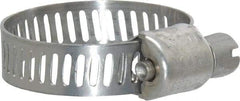 IDEAL TRIDON - SAE Size 10, 1/2 to 1-1/16" Diam, Stainless Steel Miniature Worm Drive Clamp - 5/16" Wide, Material Grade 301, Series 350 - USA Tool & Supply