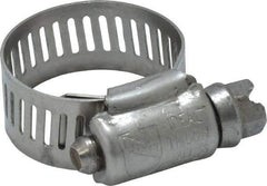 IDEAL TRIDON - SAE Size 10, 9/16 to 1-1/16" Diam, Stainless Steel Worm Drive Clamp - 1/2" Wide, Material Grade 201/305, Series 620 - USA Tool & Supply