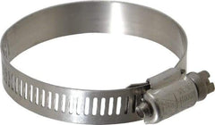 IDEAL TRIDON - SAE Size 32, 1-9/16 to 2-1/2" Diam, Stainless Steel Worm Drive Clamp - 1/2" Wide, Material Grade 201/305, Series 620 - USA Tool & Supply