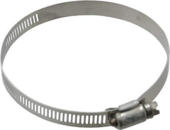 IDEAL TRIDON - SAE Size 60, 3-5/16 to 4-1/4" Diam, Stainless Steel Worm Drive Clamp - 1/2" Wide, Material Grade 201/305, Series 620 - USA Tool & Supply