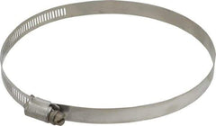 IDEAL TRIDON - SAE Size 88, 4-1/16 to 6" Diam, Stainless Steel Worm Drive Clamp - 1/2" Wide, Material Grade 201/305, Series 620 - USA Tool & Supply