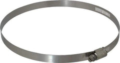 IDEAL TRIDON - SAE Size 104, 5 to 7" Diam, Stainless Steel Worm Drive Clamp - 1/2" Wide, Material Grade 201/305, Series 620 - USA Tool & Supply