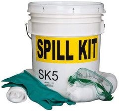 PRO-SAFE - Oil Only Spill Kit - 5 Gal Pail - USA Tool & Supply