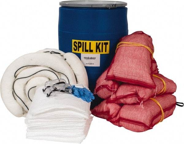 PRO-SAFE - Oil Only Spill Kit - 55 Gal Polyethylene Drum - USA Tool & Supply