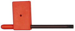 Carmex - Torx Drive, Key for Indexable Tools - Compatible with Insert Screws - USA Tool & Supply