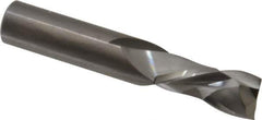 Onsrud - 1/2" Cutting Diam x 1-1/8" Length of Cut, 2 Flute, Compression Spiral Router Bit - Uncoated, Right Hand Cut, Solid Carbide, 3" OAL x 1/2" Shank Diam, Double Edge, 30° Helix Angle - USA Tool & Supply