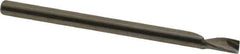 Onsrud - 1/8" Cutting Diam x 1/4" Length of Cut, 1 Flute, Upcut Spiral Router Bit - Uncoated, Right Hand Cut, Solid Carbide, 2" OAL x 1/8" Shank Diam, Single Edge, 21° Helix Angle - USA Tool & Supply