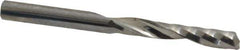 Onsrud - 1/4" Cutting Diam x 1-1/2" Length of Cut, 1 Flute, Upcut Spiral Router Bit - Uncoated, Right Hand Cut, Solid Carbide, 3" OAL x 1/4" Shank Diam, Single Edge - USA Tool & Supply