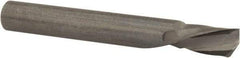 Onsrud - 1/4" Cutting Diam x 3/8" Length of Cut, 1 Flute, Downcut Spiral Router Bit - Uncoated, Right Hand Cut, Solid Carbide, 2" OAL x 1/4" Shank Diam, Single Edge, 21° Helix Angle - USA Tool & Supply