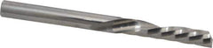 Onsrud - 1/4" Cutting Diam x 1-1/4" Length of Cut, 1 Flute, Downcut Spiral Router Bit - Uncoated, Right Hand Cut, Solid Carbide, 3" OAL x 1/4" Shank Diam, Single Edge, 21° Helix Angle - USA Tool & Supply