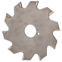 Onsrud - 3" Diam x 0.095" Blade Thickness x 5/8" Arbor Hole Diam, 10 Tooth Slitting and Slotting Saw - Arbor Connection, Right Hand, Uncoated, Carbide-Tipped, 0° Rake - USA Tool & Supply