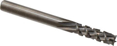 Onsrud - 3/16" Cut Diam, 3/16" Shank Diam, Cylinder Head Fluted Cut Burr - Carbide, Flat End, 5/8" LOC, 2" OAL - USA Tool & Supply