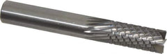 Onsrud - 1/2" Cut Diam, 1/2" Shank Diam, Cylinder Head Fluted Cut Burr - Carbide, Flat End, 1-1/8" LOC, 3-1/2" OAL - USA Tool & Supply