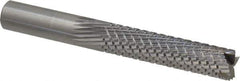 Onsrud - 1/2" Cut Diam, 1/2" Shank Diam, Cylinder Head Fluted Cut Burr - Carbide, Flat End, 2-1/8" LOC, 4" OAL - USA Tool & Supply