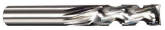 Onsrud - 1/2" Cutting Diam x 2-1/8" Length of Cut, 16 Flute, Burr Spiral Router Bit - Uncoated, Right Hand Cut, Solid Carbide, 4" OAL x 1/2" Shank Diam, Double Edge - USA Tool & Supply