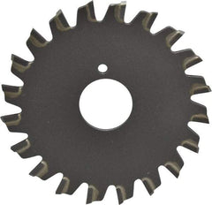 Onsrud - 2-1/2" Diam x 0.095" Blade Thickness x 5/8" Arbor Hole Diam, 20 Tooth Slitting and Slotting Saw - Arbor Connection, Right Hand, Uncoated, Carbide-Tipped, -5° Rake - USA Tool & Supply