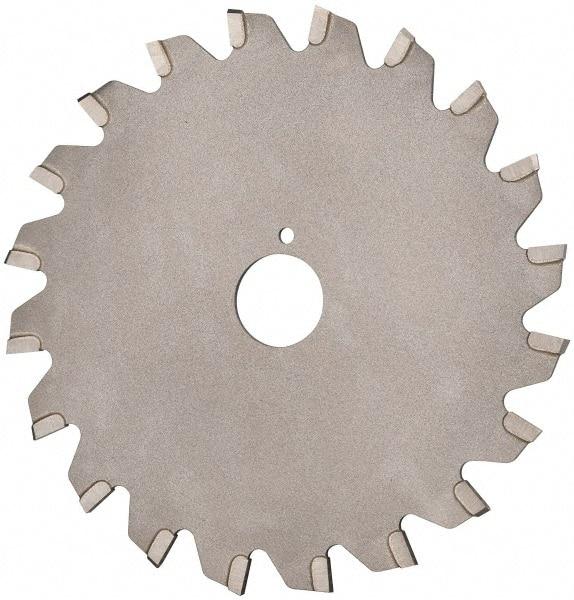 Onsrud - 3" Diam x 0.095" Blade Thickness x 5/8" Arbor Hole Diam, 20 Tooth Slitting and Slotting Saw - Arbor Connection, Right Hand, Uncoated, Carbide-Tipped, 0° Rake - USA Tool & Supply