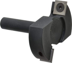 Onsrud - 2-1/2" Cutting Diam, 1/8" Max Depth of Cut, 1/2" Shank Diam, Indexable Spoilboard Surface Insert Cutter - 2 Cutters, Straight Cut, ICK L 142 Insert Style, 2.8" OAL, 2" Shank Length, Right Hand Cut - USA Tool & Supply