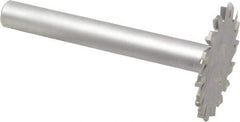 Onsrud - 2" Diam x 0.095" Blade Thickness, 16 Tooth Slitting and Slotting Saw - Shank Connection, Right Hand, Uncoated, Carbide-Tipped, 0° Rake - USA Tool & Supply